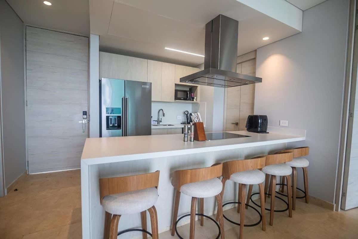Apartamento 2br For 8 Guests With Views In Baru Cartagena