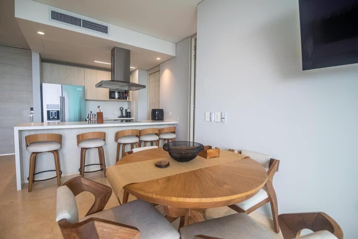 Apartamento 2br For 8 Guests With Views In Baru Cartagena