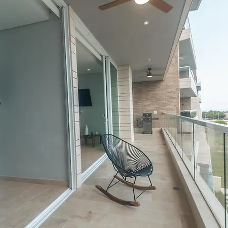 Apartamento 2br For 8 Guests With Views In Baru Cartagena